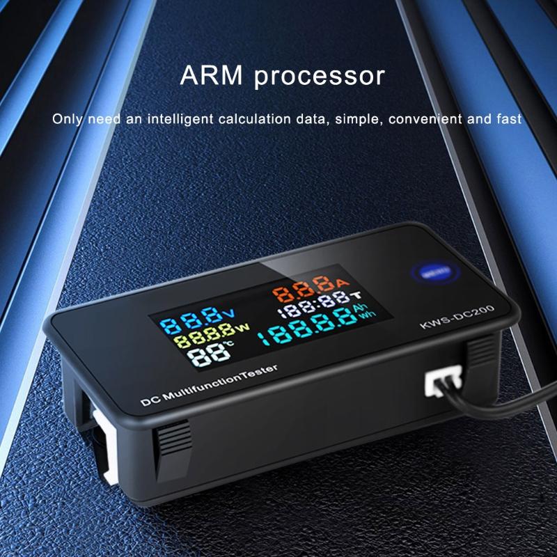 Digital LCD Voltmeter Ammeter 10/50/100A Current Power Energy Meter 0-200V 10/50/100A  DC Multifuntional Tester