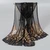 Elegant Peacock & Phoenix Feather Print Scarf – Lightweight, Comfortable, and Stylish Women's Travel Accessory Shawl