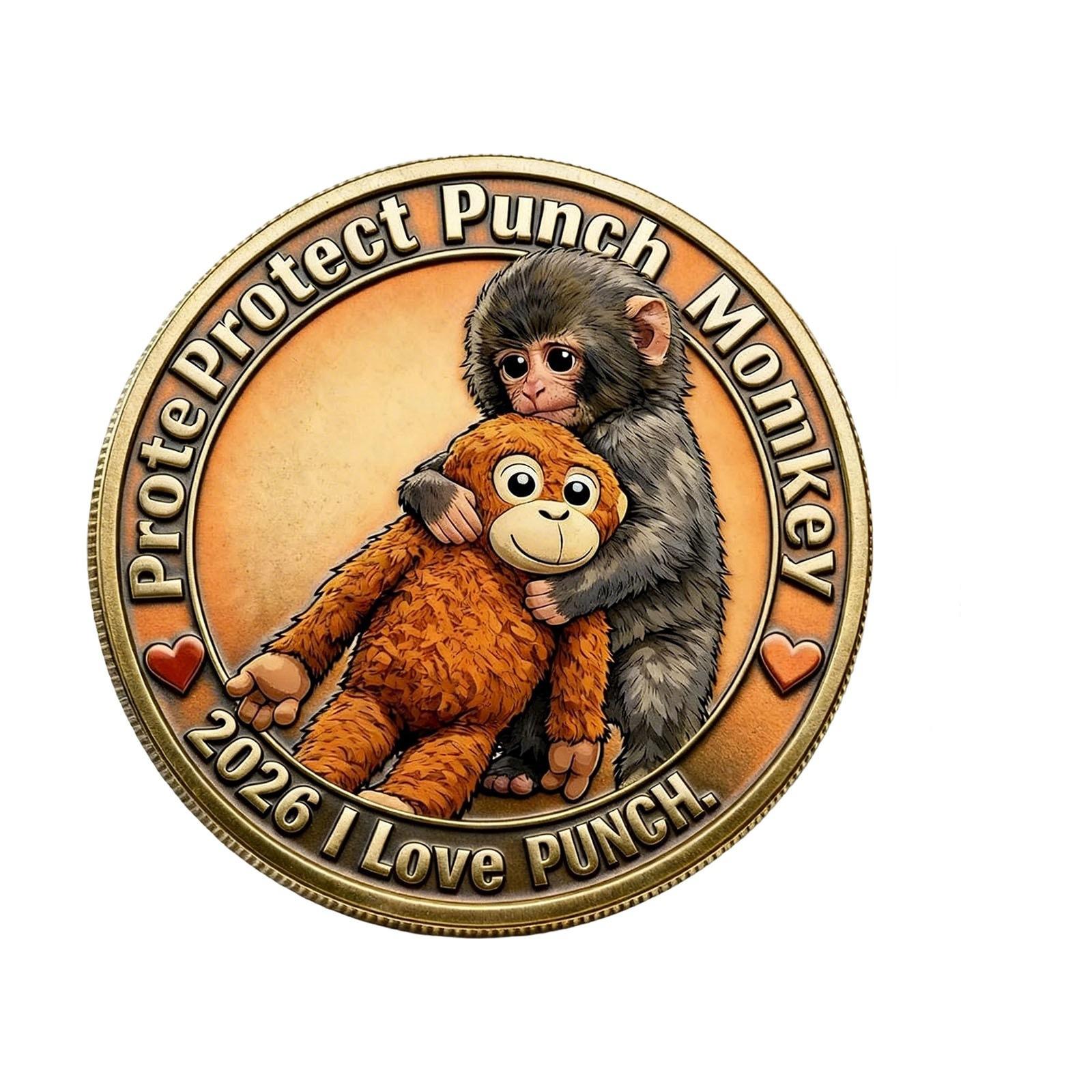 I love Momkey, Monkey commemorative coin
