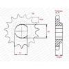 10 11 12 Tooth 10T 11T 12T 25H T8F D Type 8MM 10MM Razor EVO X-Treme IZIP E Scooter Motor Sprocket MY1020