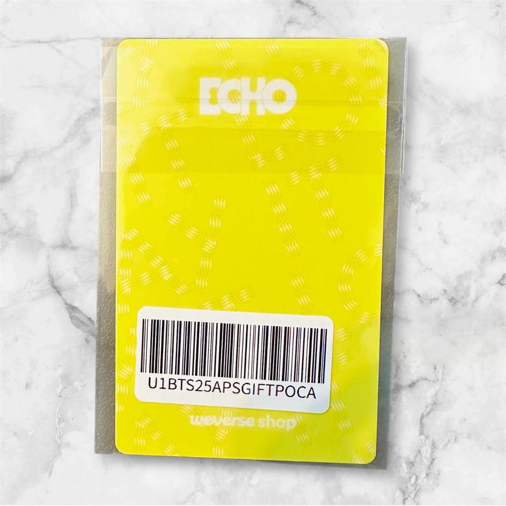 [USED] BTS JIN ECHO Weverse SPECIAL GIFT Trading Card