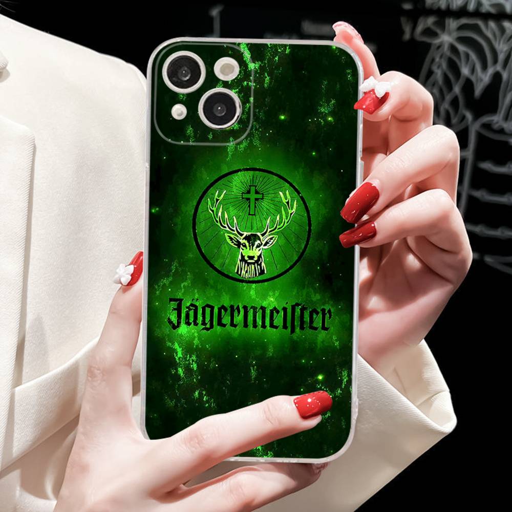 

Гарячі J-Jagermeisters Для IPhone 17 16 15 14 13 12 11 Pro Max Plus Прозорий М який ТПУ Чохол для Телефона iPhone 15 pro
