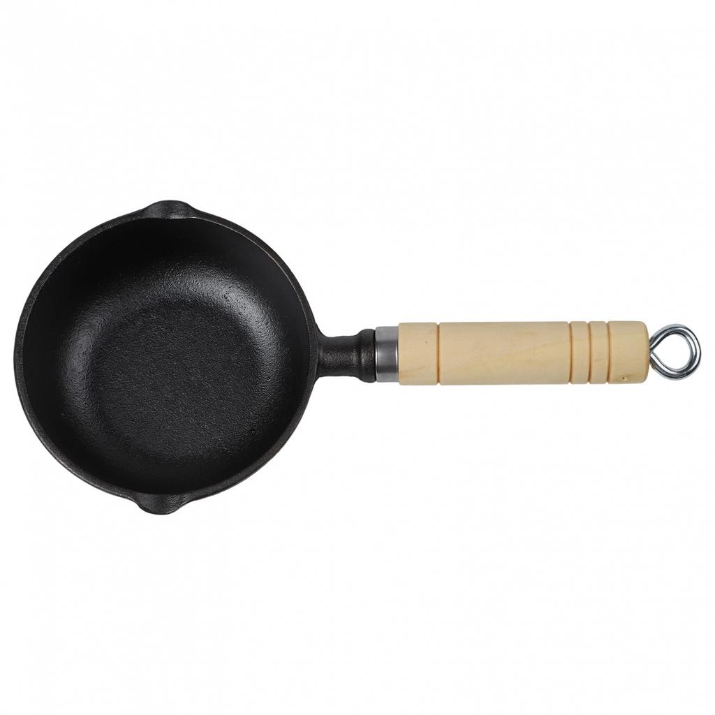 Small Iron Pan for Frying Eggs and For hot Milk with Induction Compatibility