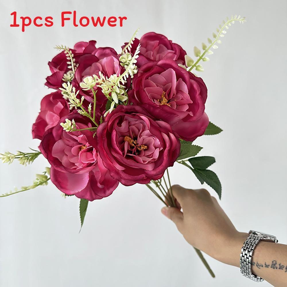 Hydrangea Rose Peony Artificial Flower Wedding And Event Home Gift Decoration