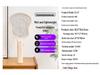 2025 Triple Grid Purple Light Mosquito Killer Lamp & Swatter