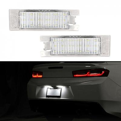 LED License Plate Light Rear Tag Lamp Assembly for 2014- Chevrolet Camaro