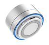 Reflective LED Light Metal Round Shape Bluetooth Speaker A10 Pink