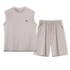 Men's Summer 2026 Modal Pajama Set - Lightweight Vest & Shorts for Home Wear