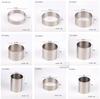 10pcs/lot Diameter 5cm 6.3cm round shape various height stainless steel mousse cake ring mini tiramisu molding cutter DIY baking