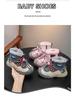 Winter New Children's Cotton Sports Shoes, Soft Sole Snow Boots with Fleece for Boys and Girls