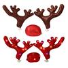 NEW Car Christmas Decorations Cute Funny Waterproof Car Costume Decor Reindeer Antlers & Nose For Winter Holiday New Year Family