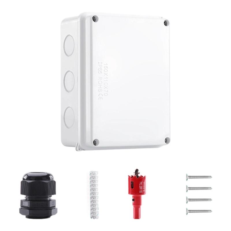 Outdoor Waterproof Junction Box Surfaces Mounted Underground Electrical Junction Box Cable Connectors Easy to Install