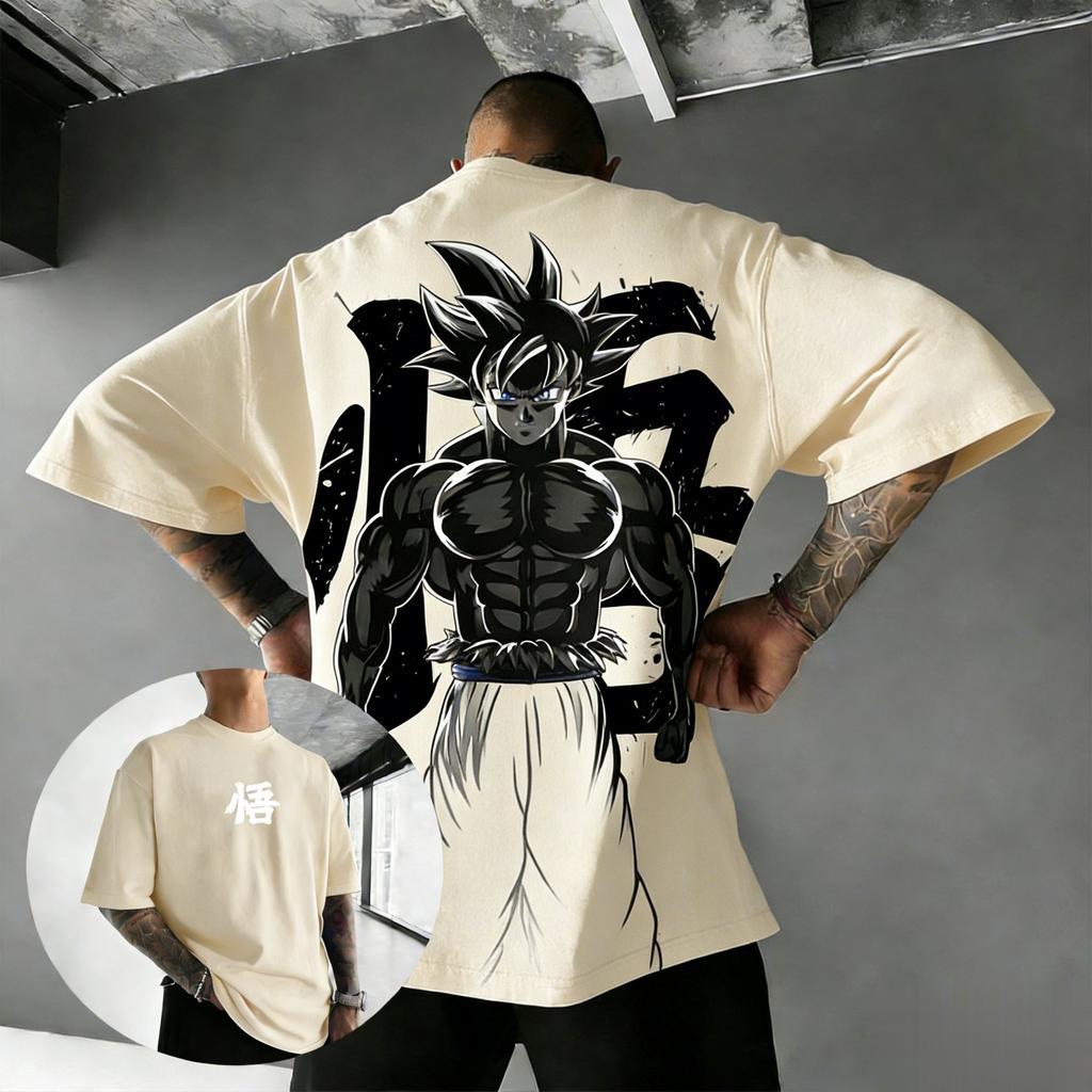 2026 Summer Y2k Dragon Ball Goku Graphic T Shirt Men Women Anime Print Oversized Cotton Short Sleeve Tee Streetwear Casual Tops