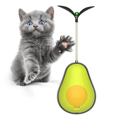 Katzenminzenballspielzeug in Avocadoform für Katzen Stimuliert die Intelligenz und die körperlichen Fähigkeiten der Katze Katzentumbler-Spielzeug für den Innenbereich