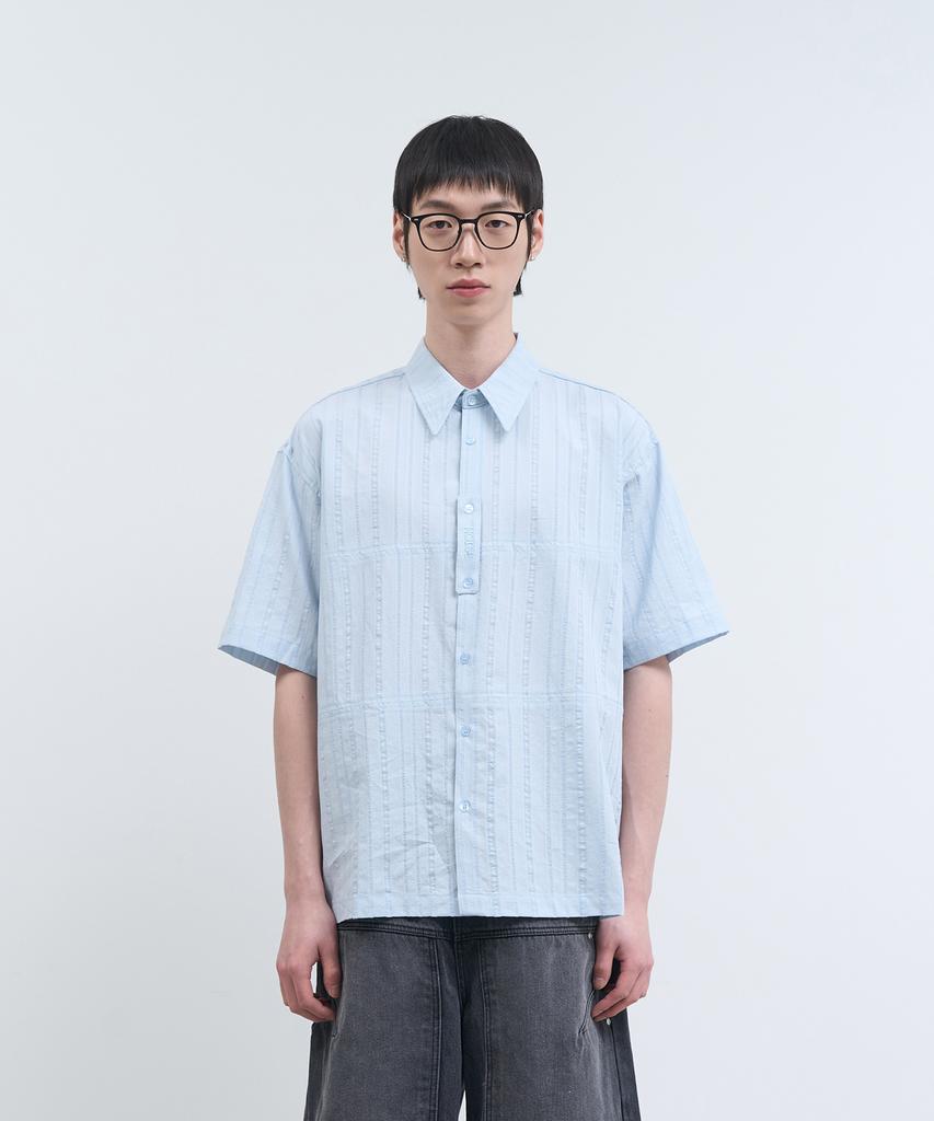 Noise January Stripe Shirt - Sky Blue