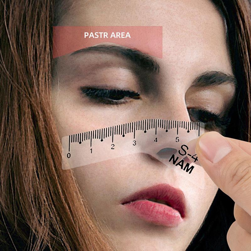 5 Pairs Women Reusable DIY Eye Brow Drawing Guide Styling Shaping Grooming Template Card Eyebrow Stencil Set Easy Make Up Tools