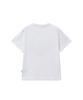 YALE Women'S Seersucker Check Two-Tone Arch T-Shirt_White
