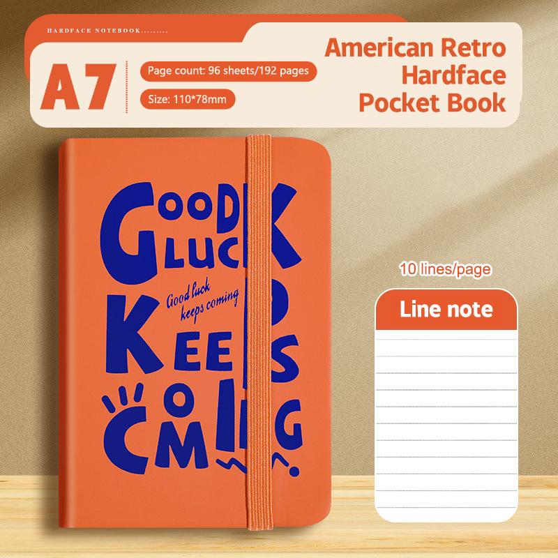 

1 шт. Американский ретро карманный блокнот студенческий блокнот маленькая книга высокая внешность мини портативный блокнот дневник для ведения записей