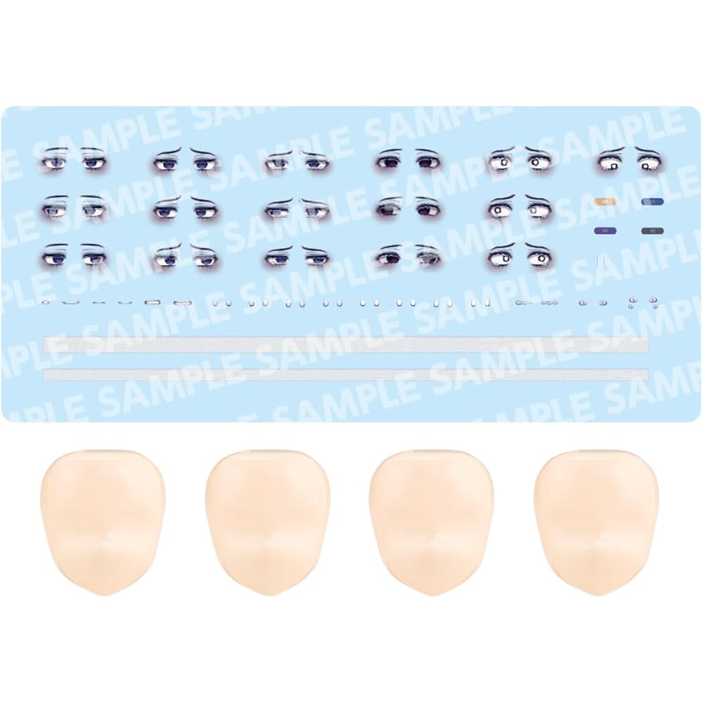 Kotobukiya Chitocerium Custom Face & Decal Set Volume 6 Rain Design 1/10 Scale Model Approximately 18mm Height