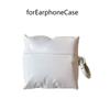 Funda Creativa para Auriculares con Forma de Cojín Cubierta Flexible de Silicona TPU Y Accesorio con Encanto Para Pods 4 2024