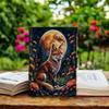 Fox Leather Journal – Handmade Grimoire Notebook, Deckle Edge Paper