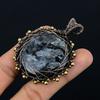 Larvikite Pendant Handmade Gemstone Jewelry, 999 Copper Wire Wrapped Pendant ,Unique Design Jewelry Pendant