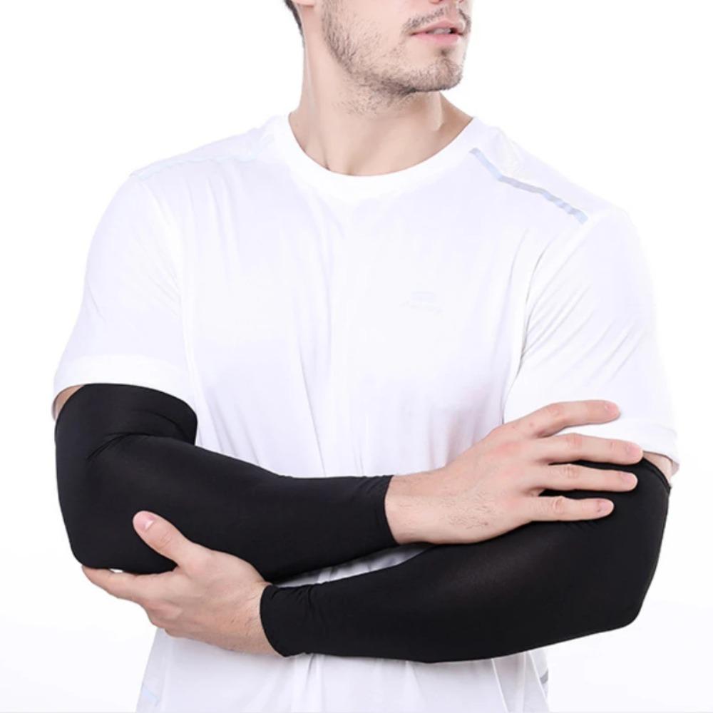 2 Stuks Unisex Koelende Armmouwen Cover Sporten Hardlopen UV Zonbescherming Outdoor Mannen Vissen Fietsen Mouwen voor Verbergen Tatoeages