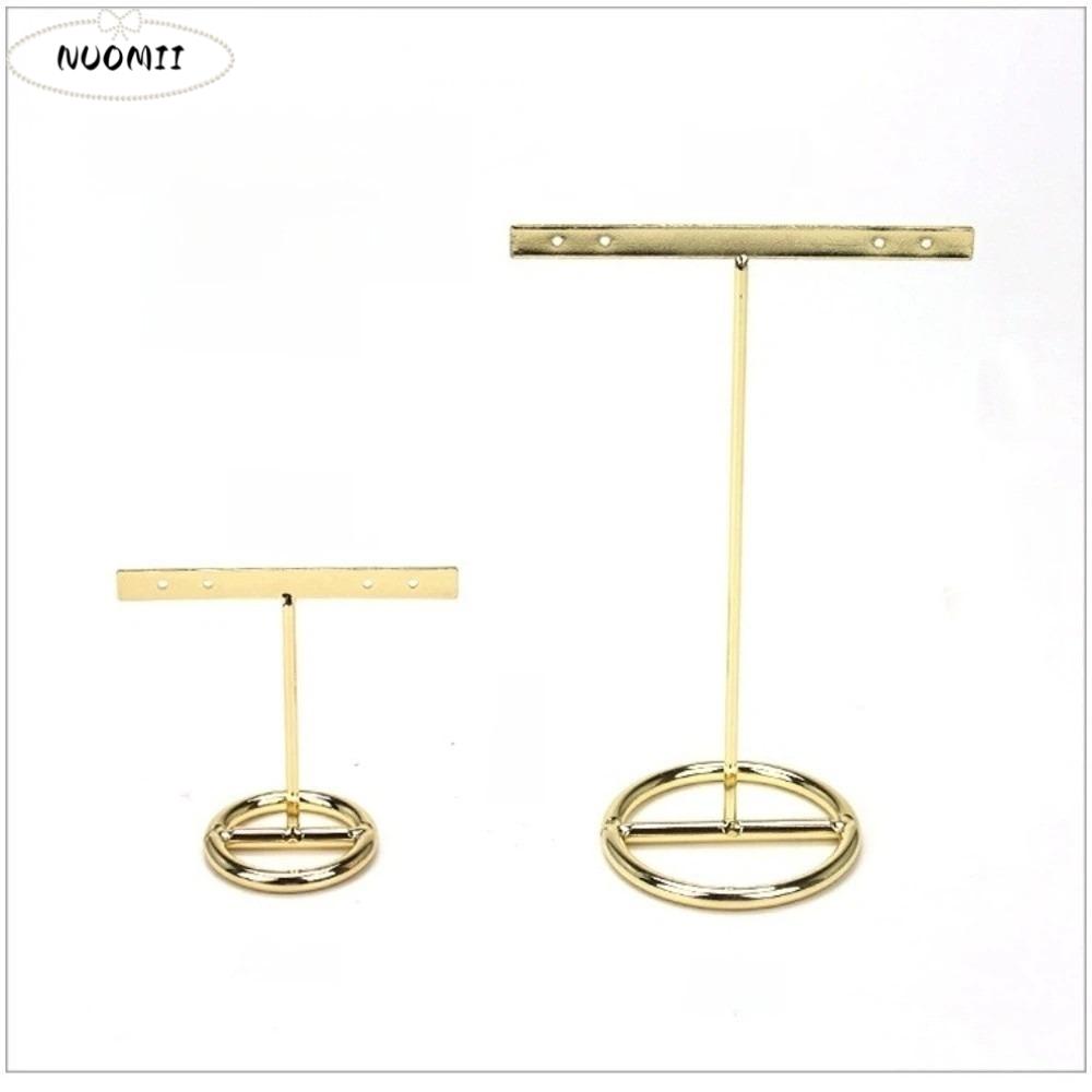 T-Shaped Jewelry Display Stand Professional Creative Earring Display Stand Durable Premium Feel Metal Earring Display Rack