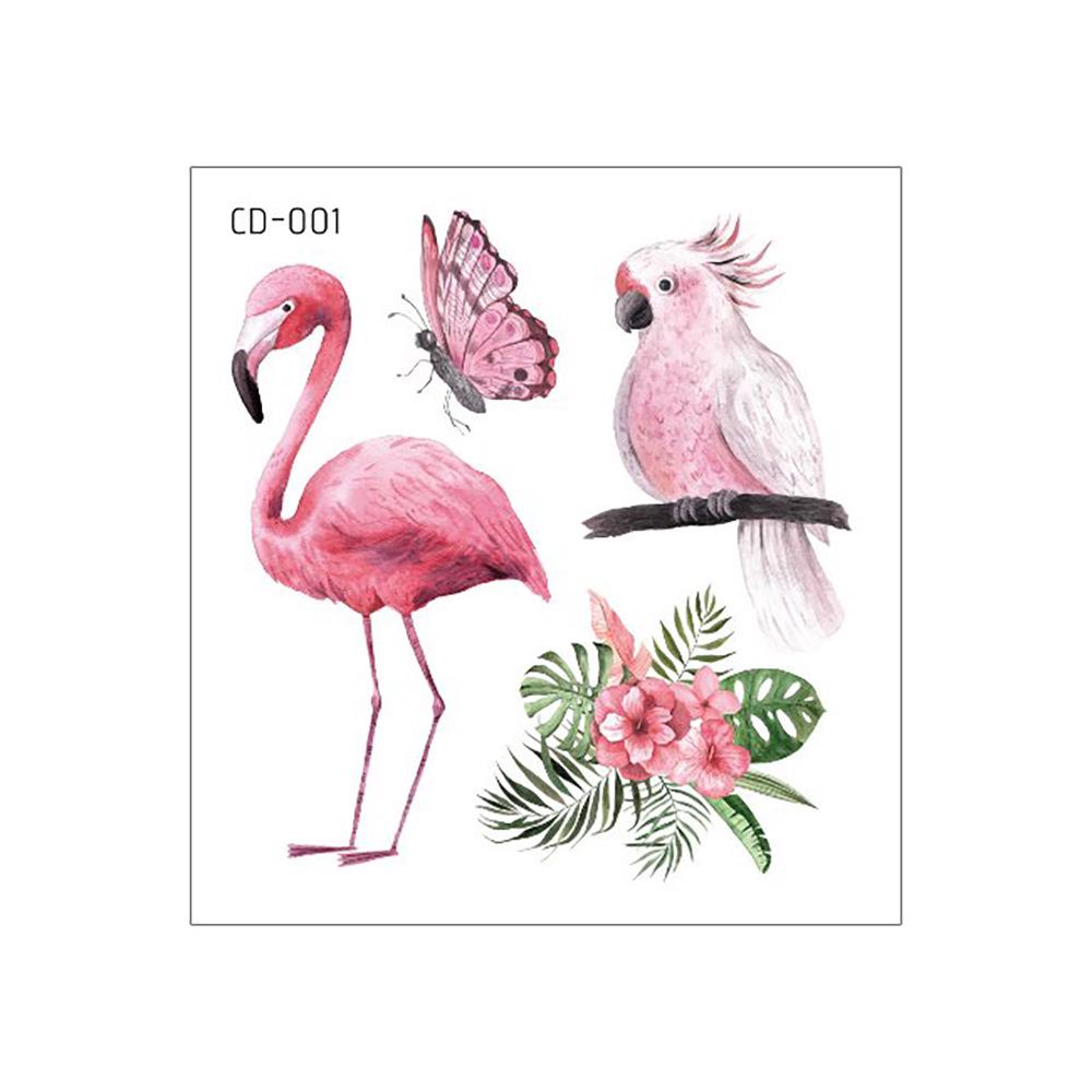 Waterproof Temporary Tattoos for Kids - Flamingo & Unicorn Designs
