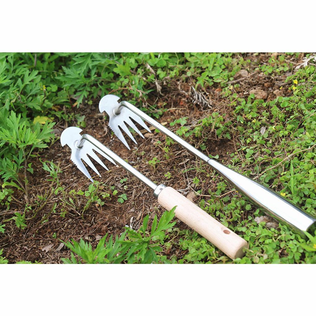 Set da 3 pezzi di diserbante in acciaio inossidabile ispessito, 3 pezzi, Estrattore di erbacce per una facile rimozione delle erbacce, Strumenti per diserbare
