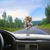 Hengroly Dashboard Figure - Car Decoration Figure - 2D Acrylic Cat Car Interior Decoration for Desk Bedside