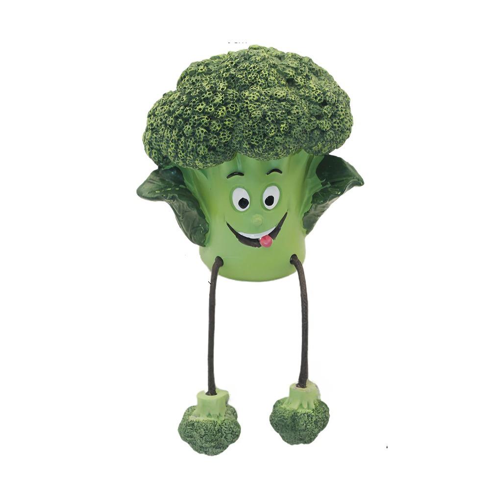 

Broccoli Potatoes Carrots Desktop Ornaments Cartoon Vegetable Statue Gift For Home Office Outdoor Style 2
