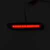 2Pcs Car Red Lens Led Rear Bumper Reflectors Brake Fog Warning Light Taillight