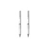 2 Silent Gel Ink Ballpoint Pens ST Nib Quick Drying Large Capacity Double Ball Bead Stable Writing Comfort for Students Office Work Writing