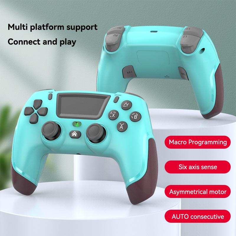 Game Controller for PS4 Compatible with PS4/Slim/Pro/PC with 360°Joystick/Dual Vibration/6-Axis Motion Gamepad