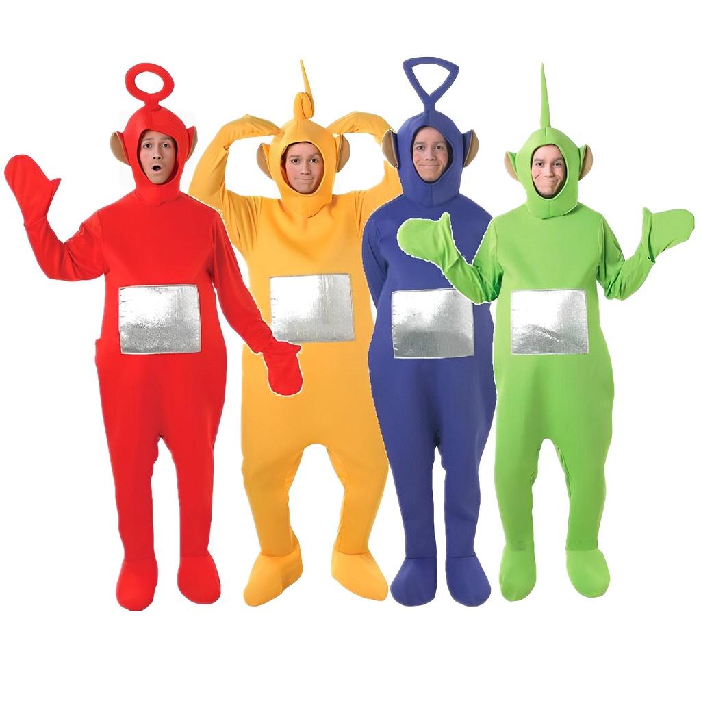 Fun Teletubbies Costume Polyester Bodysuit With Headpiece!