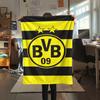 1 Manta de Franela con Estampado del BVB, Alta Calidad para Todas las Estaciones, Decoración del Hogar, Calidez y Comodidad, Perfecta para Regalos de Navidad
