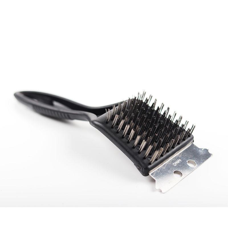 Multifunctional Barbecue Grill Brush Steel Wire Bristles BBQ Stainless Steel Cleaning Brushes Durable Cooking Tool