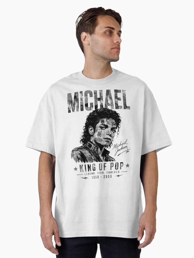 Michael Jackson Michael King Of Pop Black&White Edition Oversized T-Shirt