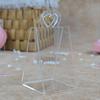 13 Piece  Wedding Party High-end Table Arrangement Plastic Triangular Handle Basket Gift Box Transparent Acrylic Candy Box Bags Holiday Gift Basket