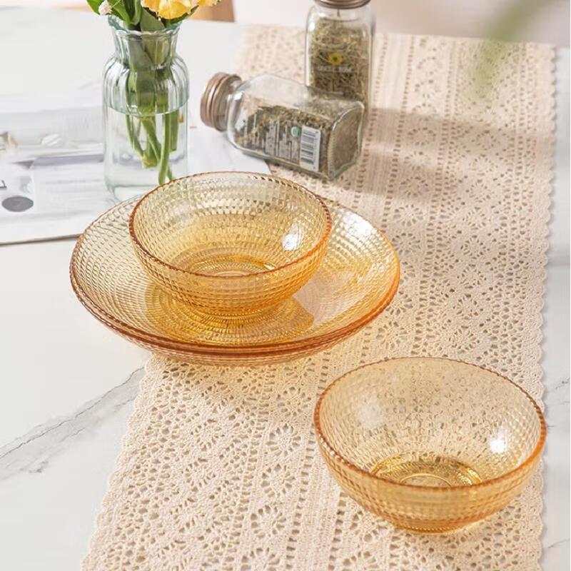 DuPont Starry PCJ-704 Glass Dinnerware Set