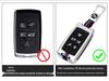 Jaguar Key Case for XFL, New E-Pace, XF, F-Type, XE, XJL, XEL – Metal Shell & Buckle.