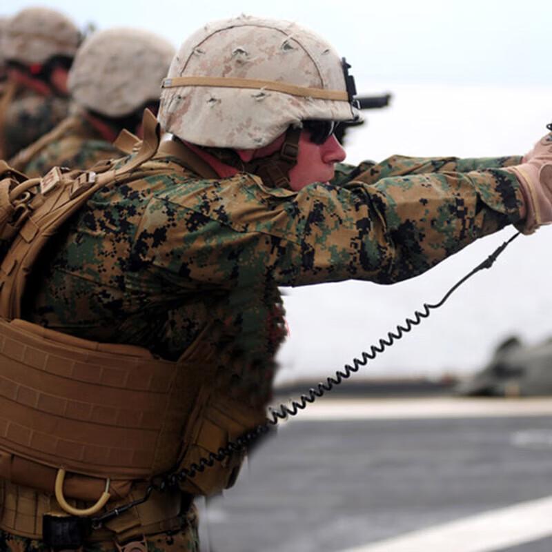 Outdoor Anti-Lost Tactical Spring Lanyard Keychain