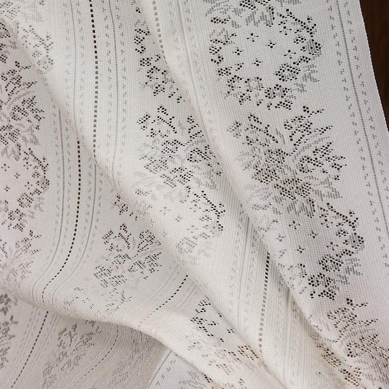 Tende di Pizzo Traforate Perforate Trasparenti per Camera da Letto Soggiorno Balcone Tende Trasparenti Monocolore Semplici Filtranti la Luce Privacy