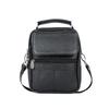 Top Grain Cowhide Vintage Men's Crossbody Leather Bag - Vertical Casual Shoulder Bag, Portable and Multifunctional
