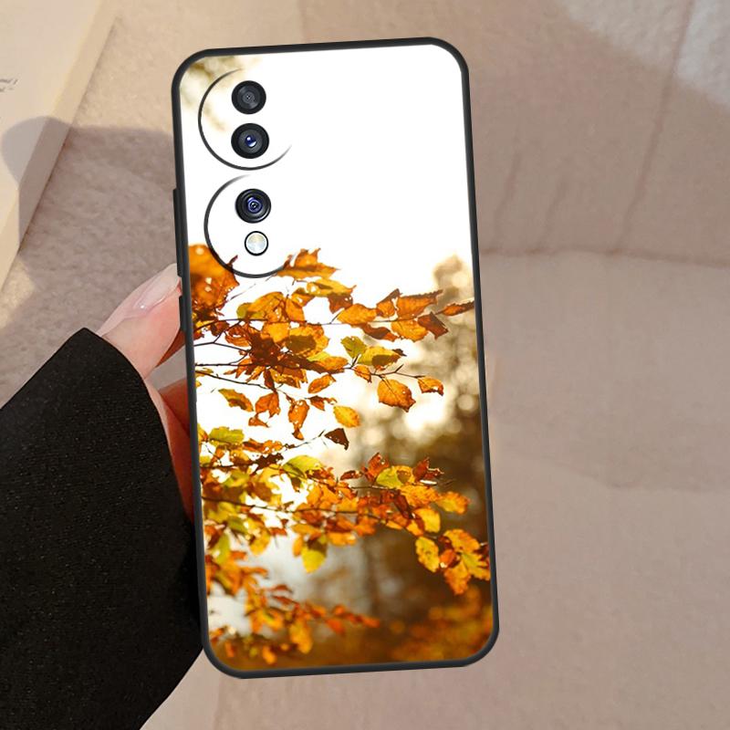 

Autumn Leaves For Honor Magic V5 5 6 7 Pro Case For Honor 200 400 Lite 50 70 90 X8a X8b X9a X9b X9c Cover Honor Magic6 Pro