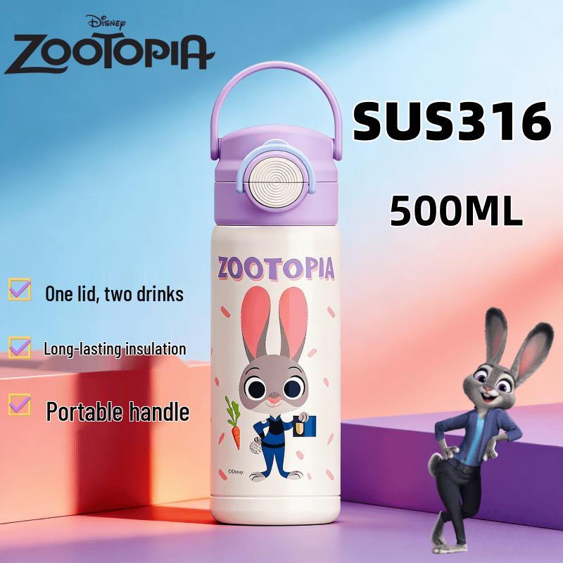 Disney Zootopia 316 Нержавеющая сталь Двойная термобутылка для напитков