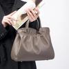 2026 Neue Europäische Hochwertige Echte Leder Schulterhandtasche für Damen - Knitterleder, Großes Fassungsvermögen