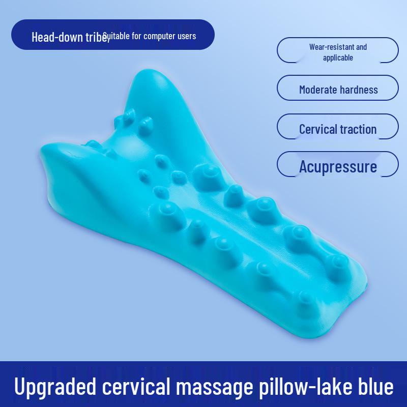 Cervical Traction Acupressure Pillow: Neck, Spine, and Shoulder Massager