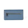 Pelle Borsa Long Wallet with Flap, 7201, Blue (BU)